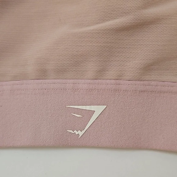Gymshark light pink sport bra women's size medium - Picture 5 of 8